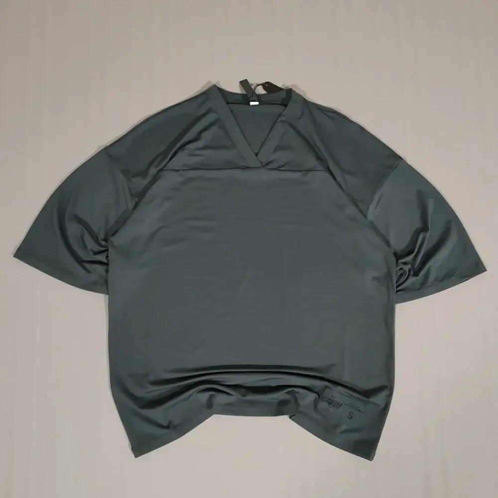 Nike x SKIMS Airy Oversized V-Neck Tee Gray performance Women's Small NWT